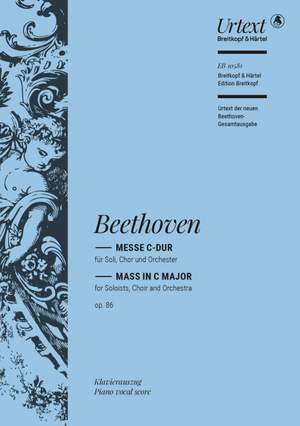 Beethoven: Mass in C major Op. 86 op. 86