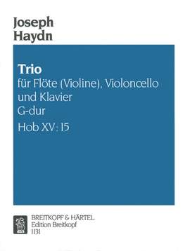 Haydn, J: Klaviertrio G-Dur Hob XV:15 G major Hob XV:15