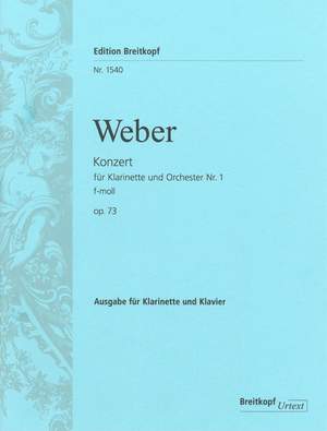 Weber: Clarinet Concerto No. 1 F minor op. 73