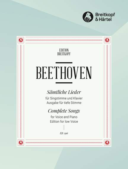 Beethoven: Sämtliche Lieder