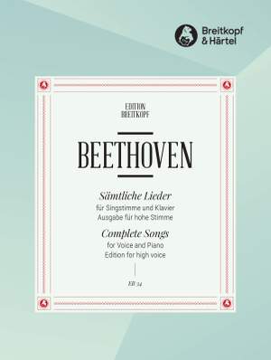 Beethoven, L v: Sämtliche Lieder