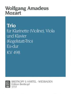 Mozart, W A: Trio in Eb major K. 498 KV 498