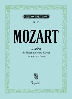 Mozart, W A: Lieder