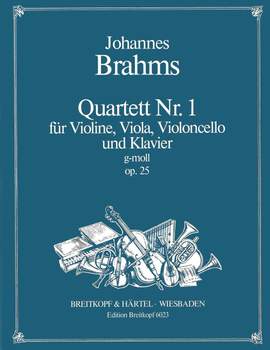 Brahms, J: Klavierquartett Nr. 1 g-moll op. 25 G minor op. 25