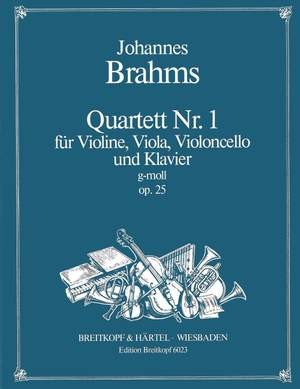 Brahms, J: Klavierquartett Nr. 1 g-moll op. 25 op. 25