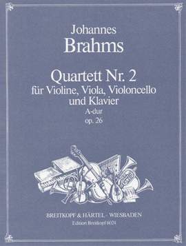 Brahms, J: Klavierquartett Nr. 2 A-dur op. 26 A major op. 26