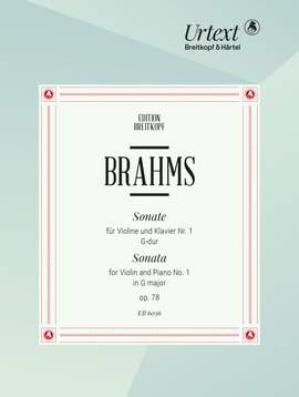 Brahms, J: Sonate Nr. 1 G-dur op. 78 G major op. 78