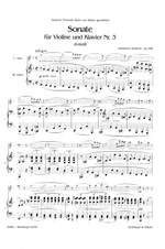 Brahms, J: Sonata No. 3 in D minor Op. 108 op. 108 Product Image