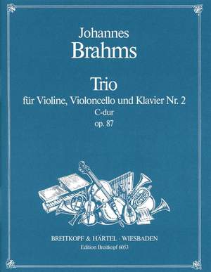 Brahms, J: Piano Trio No. 2 in C major Op. 87 op. 87