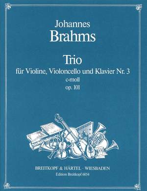 Brahms, J: Piano Trio No. 3 in C minor Op. 101 op. 101