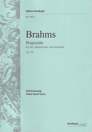 Brahms, J: Rhapsody Op. 53 op. 53