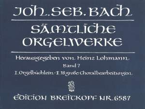 Bach, J S: Complete Organ Works - Lohmann Edition Bd. 7