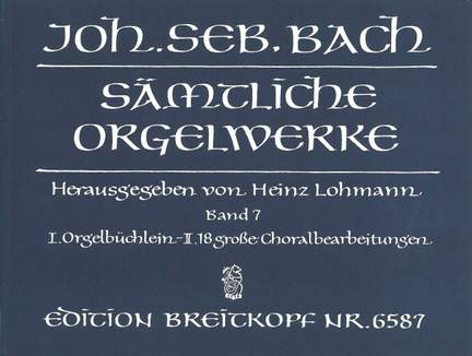 Bach, J S: Complete Organ Works - Lohmann Edition Bd. 7