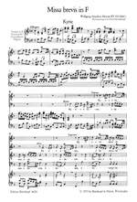 Mozart, W A: Missa brevis in F major K. 192 (186f) KV 192 (186f) Product Image