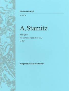 Stamitz, A: Viola Concerto No. 3 in G major G major