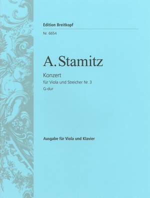 Stamitz, A: Viola Concerto No. 3 in G major