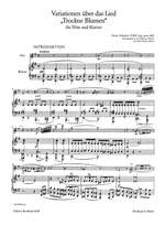 Schubert: Variations on the song ‚Trockne Blumen‘ D 802 [Op. post. 160] op. post. 160 D 802 Product Image
