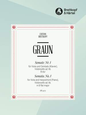 Graun, J G: Sonate Nr. 1 B-dur