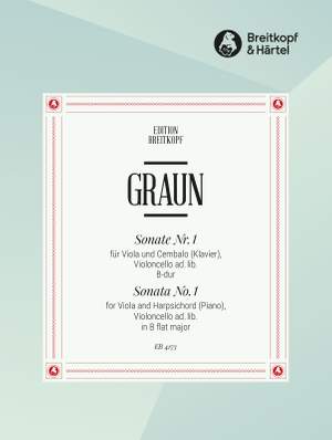 Graun, J G: Sonate Nr. 1 B-dur B flat major