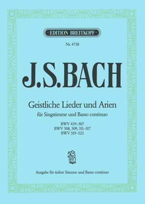 Bach, J S: Geistliche Lieder und Arien