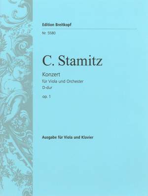 Stamitz, C P: Violakonzert D-dur op. 1 D major op. 1