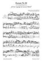 Bach, J S: Ich bin vergnuegt mit meinem Gluecke BWV 84 Product Image