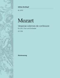 Mozart, W A: Vesperae solennes de confessore K. 339 KV 339