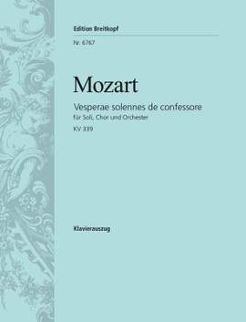 Mozart, W A: Vesperae solennes de confessore KV 339 KV 339