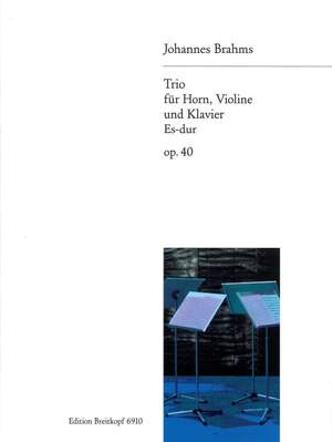 Brahms, J: Trio Es-dur op. 40 E flat major op. 40