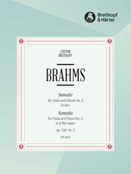Brahms, J: Sonata No. 2 in Eb major Op. 120/2 E flat major op. 120/2