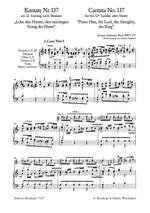 Bach, J S: Lobe den Herrn, den mächtigen König der Ehren BWV 137 Product Image