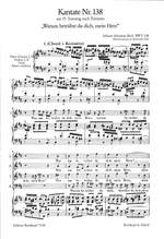 Bach, J S: Warum betruebst du dich, mein Herz BWV 138 Product Image