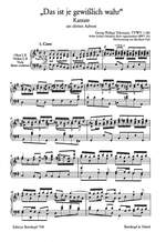 Telemann: Das ist je gewisslich wahr BWV141 Product Image