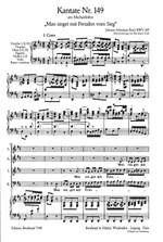 Bach, J S: Man singet mit Freuden vom Sieg BWV 149 Product Image