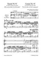 Bach, J S: Wer nur den lieben Gott läßt walten BWV 93 Product Image