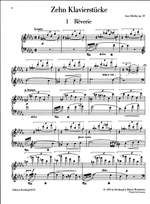 Sibelius, J: 10 Klavierstücke op. 58 op. 58 Product Image