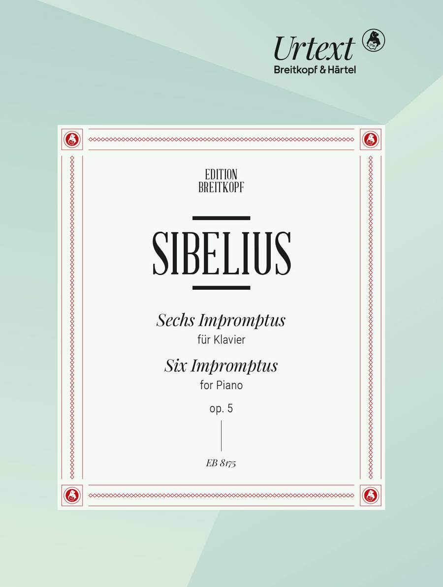 Sibelius J 6 Impromptus Op 5 Op 5 Presto Sheet Music