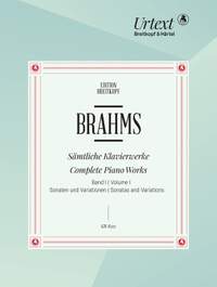 Johannes Brahms: Complete Piano Works, Volume 1