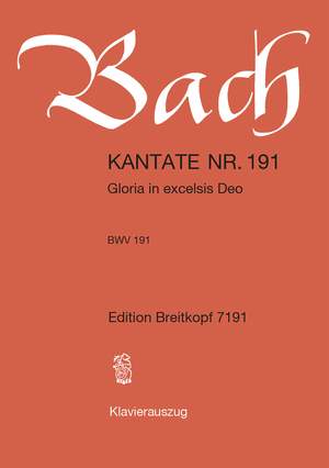 Bach, JS: Gloria in excelsis Deo BWV 191