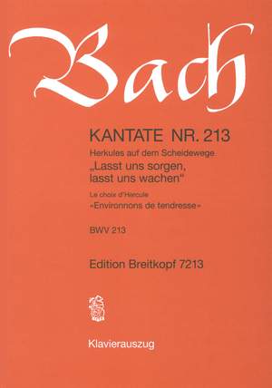 Bach, J S: Lasst uns sorgen, lasst uns wachen BWV 213