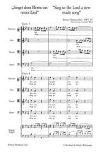 Bach, J S: Sing to the Lord a new made song BWV 225 BWV 225 Product Image
