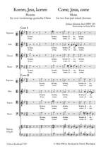 Bach, J S: Come, Jesus, come BWV 229 BWV 229 Product Image