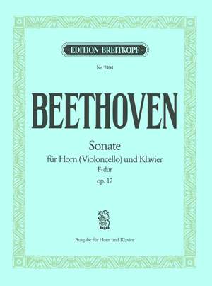 Beethoven, L v: Sonata in F major Op. 17 op. 17