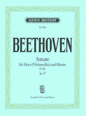 Beethoven: Sonata in F major Op. 17 op. 17