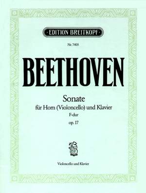 Beethoven, L v: Sonata in F major Op. 17 op. 17