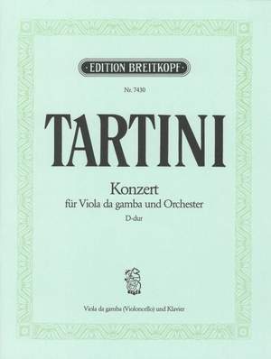 Tartini, G: Viola da Gamba-Konzert D-dur