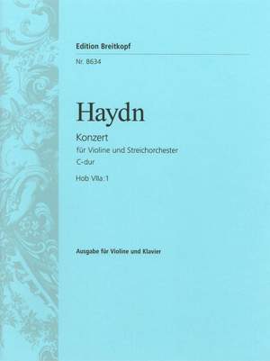Haydn, J: Violin Concerto in C major Hob VIIa:1 Hob VIIa:1
