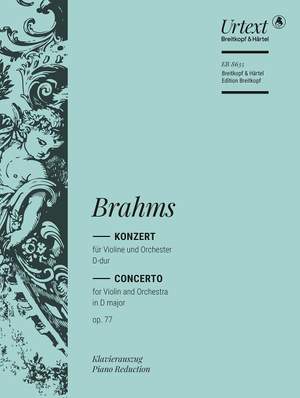 Brahms, J: Violin Concerto in D major Op. 77 op. 77