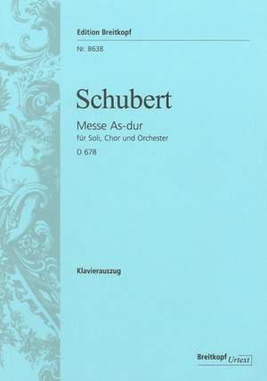 Schubert, F: Mass in Ab major D 678 D 678