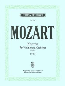 Mozart, W A: Violinkonzert [Nr. 3] G-dur KV 216 G major KV 216